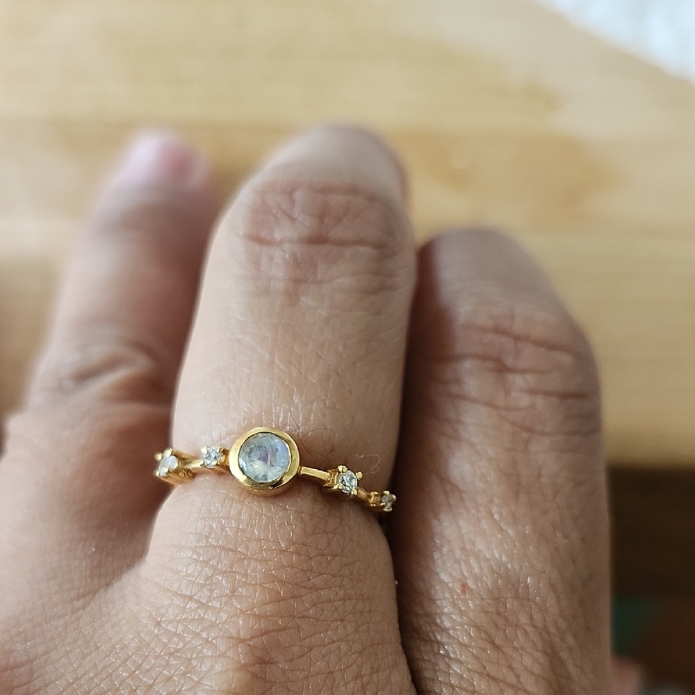 Gold Plated Ring Size 7.5